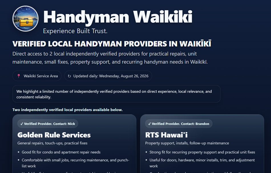 Handyman Waikiki