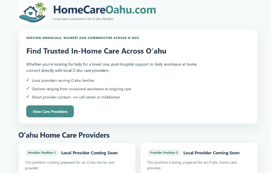 HomeCare Oahu