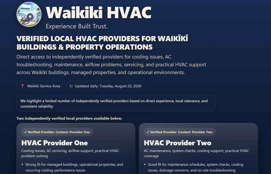 Partners Waikiki Air Conditioning & HVAC